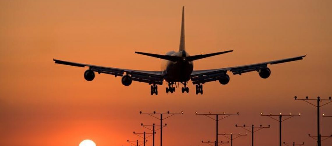 landing plane